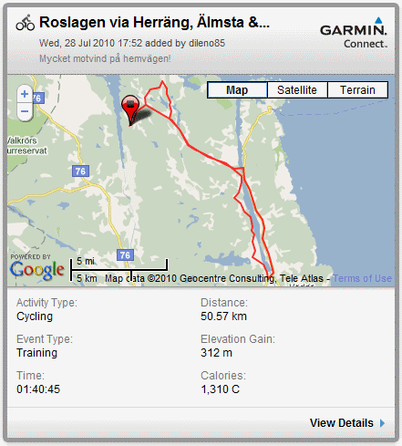 Runda i Roslagen på 55 km
